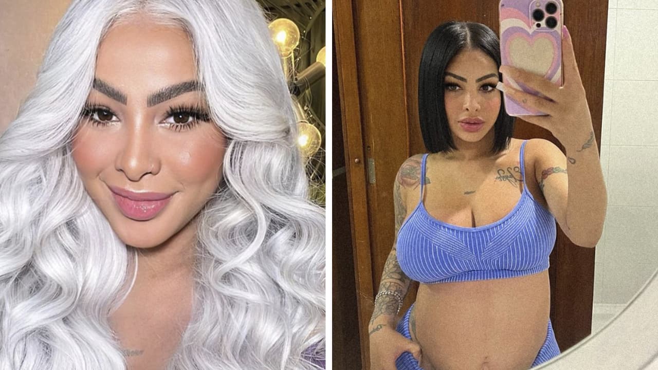 Yailin comparte video de Cattleya y muestra que aunque todavía no nace "ya saborea"