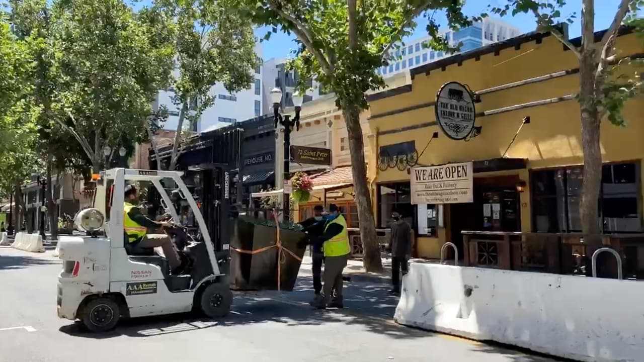 Inicia el cierre de calles en San José, la apuesta para que los restaurantes sobrevivan al coronavirus