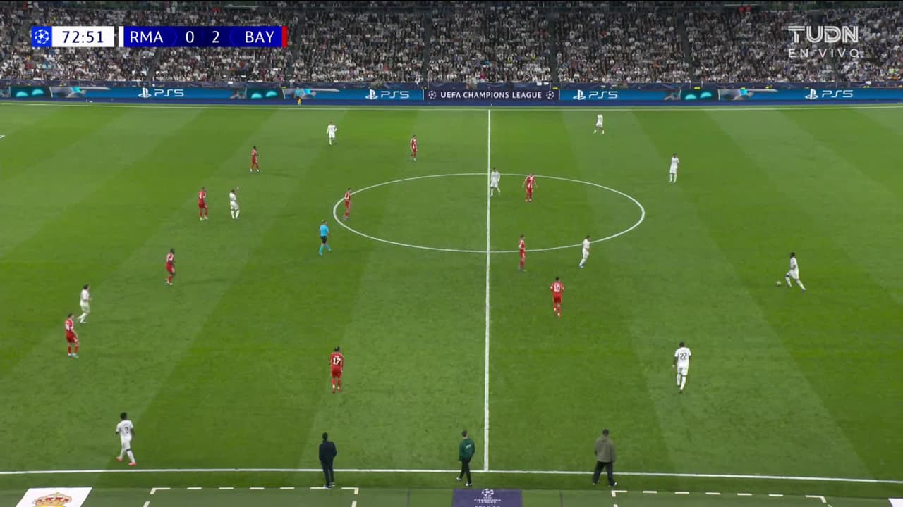 ¡GOL!  anota para Real Madrid. Kylian Mbappé