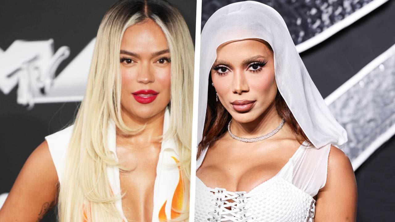 Karol G presumió su vestido retro y Annita su look como vestida de novia en los MTV VMAs