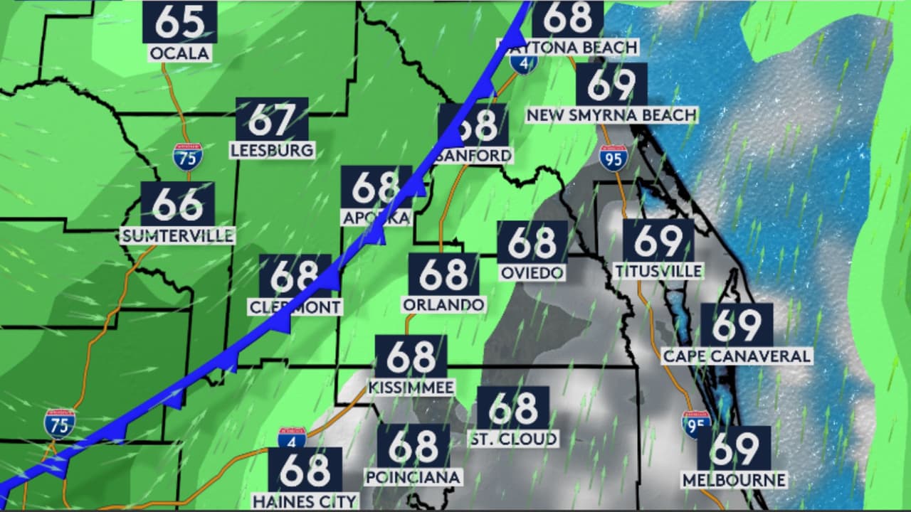 Cambios en el pronóstico del tiempo: Te decimos cuándo llegan las lluvias a Florida Central
