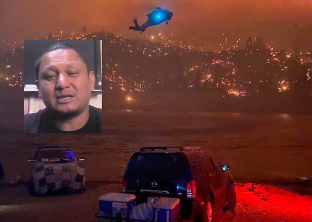 "El fuego nos encerró en menos de una hora": testimonio de turista rescatado de las llamas en California