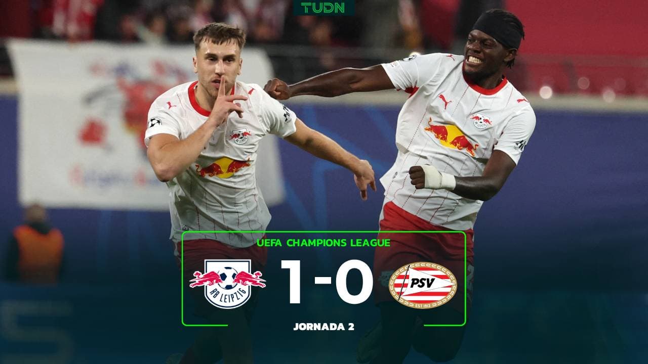 Resumen | Leipzig vs. PSV: Triunfo sufrido y apretado de los locales