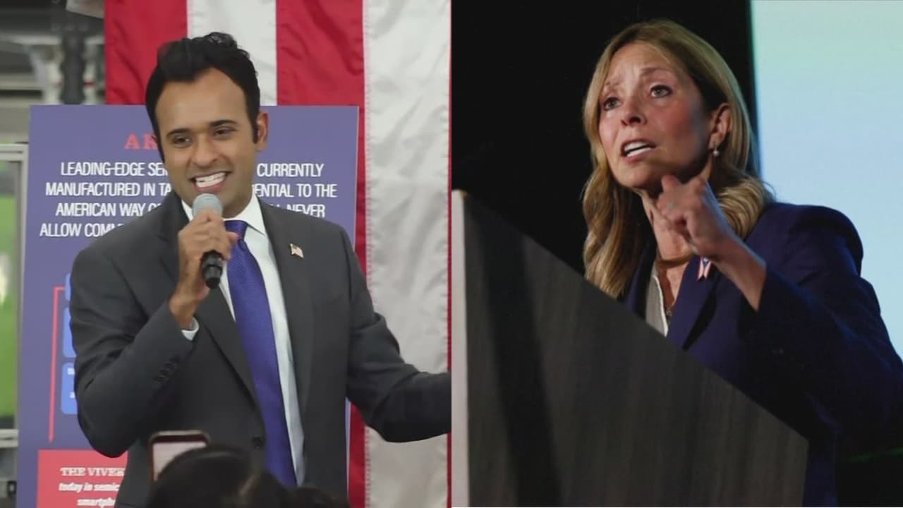 Vivek Ramaswamy usa a la madre de Amy Acton para llamarla mentirosa en un anuncio de campaña por la gobernatura de Ohio