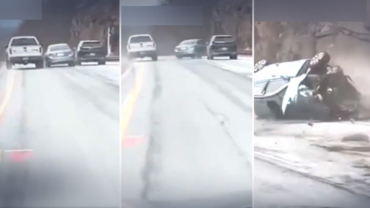 Disputa entre dos conductores terminó cuando uno perdió el control, se salió de la carretera y se volcó