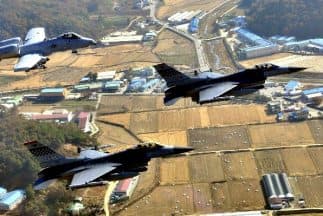 Imagen tomada del perfil de Facebook de la Osan Air Base.