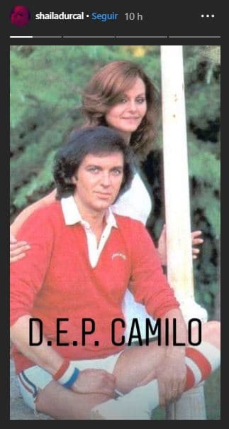 En sus historias de Instagram, publicó otra serie de imágenes de Camilo Sesto y Rocío Dúrcal.