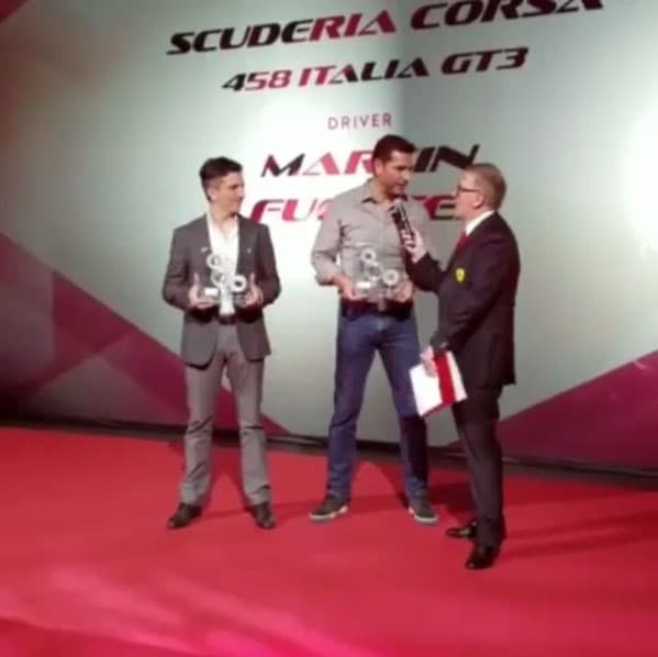 Fue premiado por haber conseguido la primera posición dentro de la categoría GTA del 
<i>Campeonato 2016 de Pirelli World Challenge</i>.