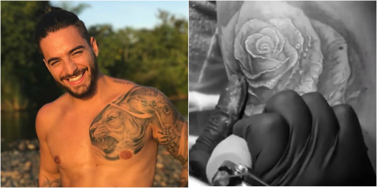 Maluma se hace nuevo tatuaje en honor a una mujer: "Te amo", le escribió en Instagram
