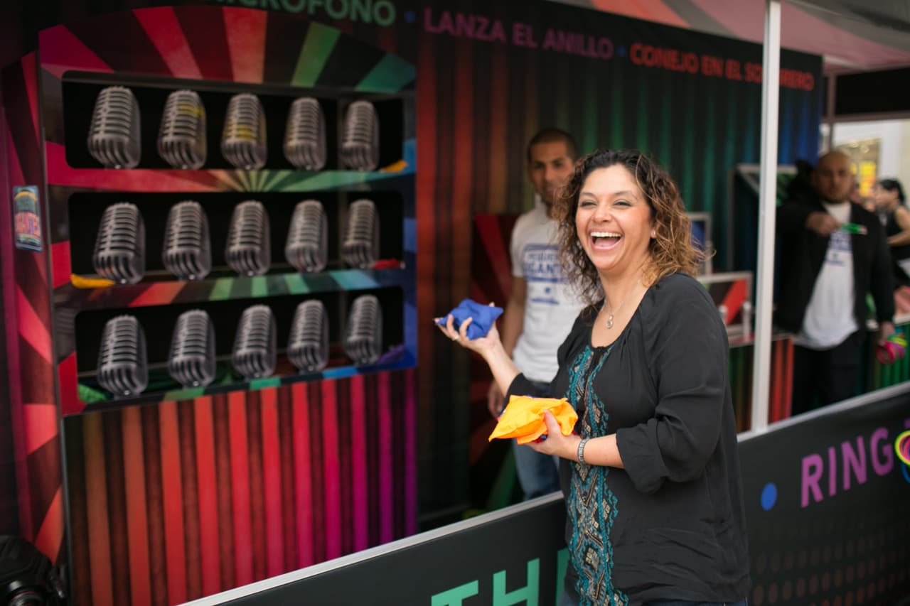 Esta gran fiesta contó con diversos juegos de feria.