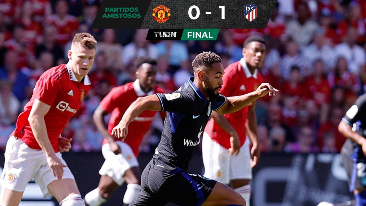 Sin Cristiano Ronaldo, Manchester United cae ante Atlético de Madrid en amistoso