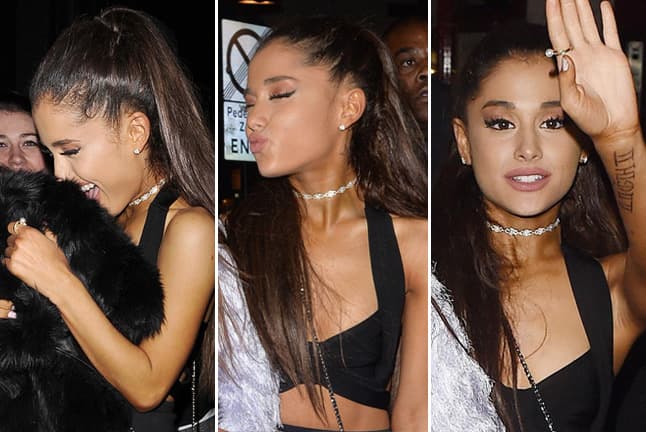 Parece que Ariana Grande se la pasó de maravilla... La joven cantante fue captada en plena fiesta en Londres.