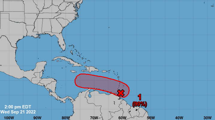 Vigilamos un disturbio que se acercará a Cuba y Florida como ciclón tropical, esta es su trayectoria