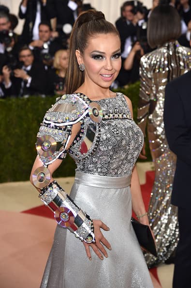 Thalía en uno de sus más recientes eventos de gala.