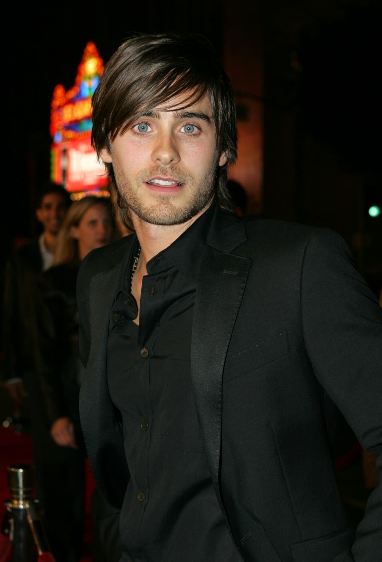 HOLLYWOOD - NOVEMBER 16: Actor Jared Leto arrives at the premiere of "Alexander" on November 16, 2004 at Grauman's Chinese Theater, in Hollywood, California. (Photo by Frazer Harrison/Getty Images)