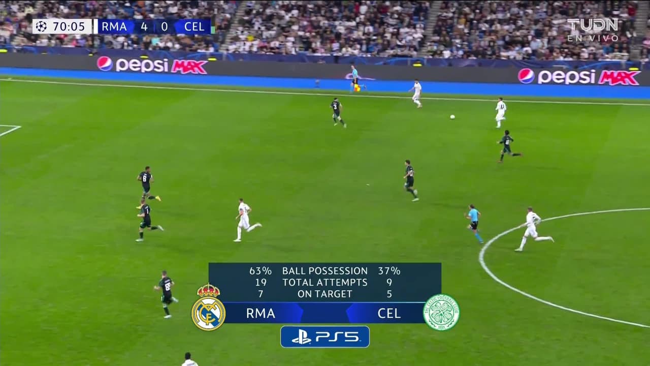 ¡GOL!  anota para Real Madrid. Federico Valverde