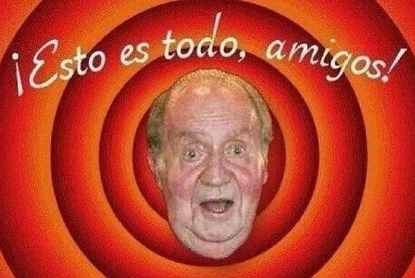 Una vez más las redes sociales convirtieron en humor e ironía un hecho trascendental, como lo fue la abdicación del rey Juan Carlos. (Imagen tomada de las redes sociales)