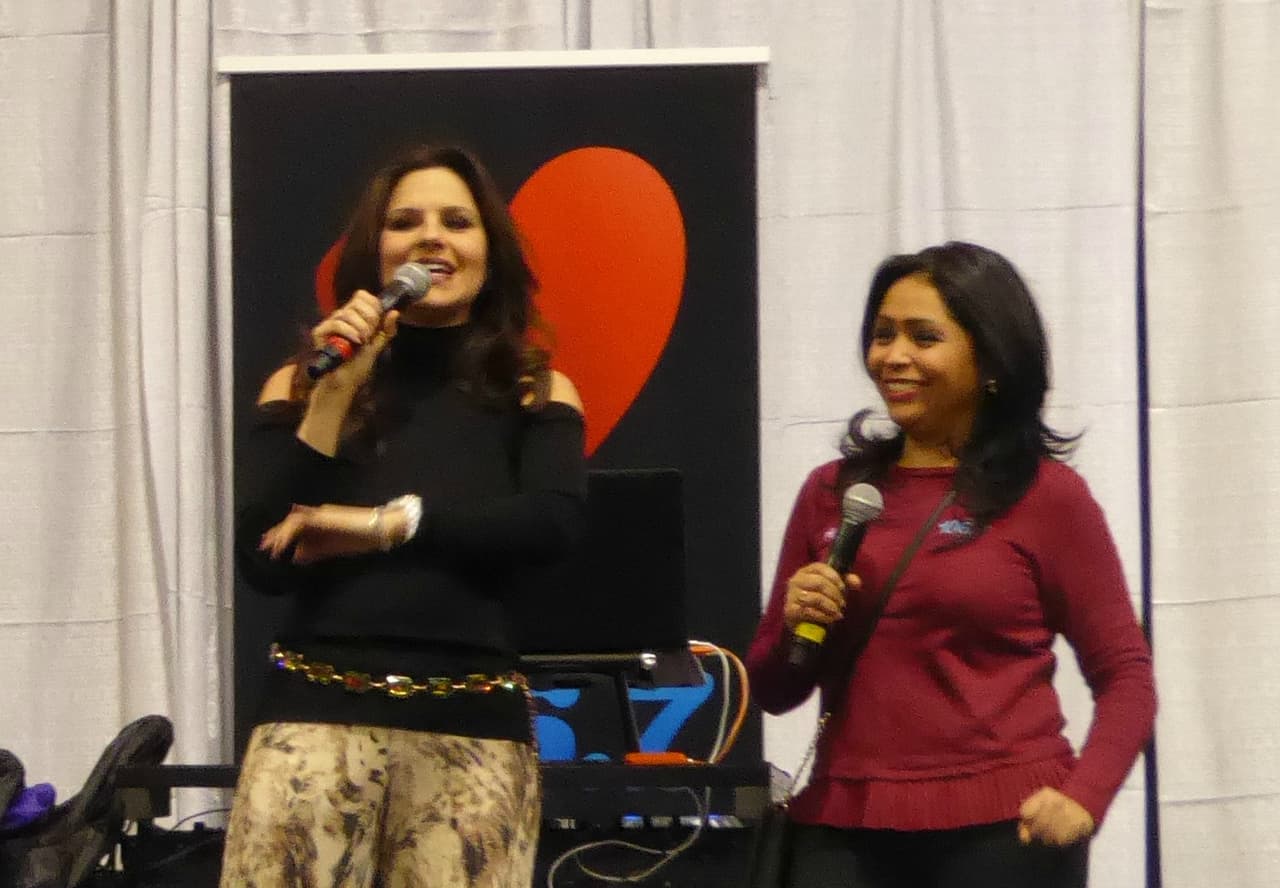 También nos acompañó Monika Sánchez, la mala que demostró ser muy buena persona.