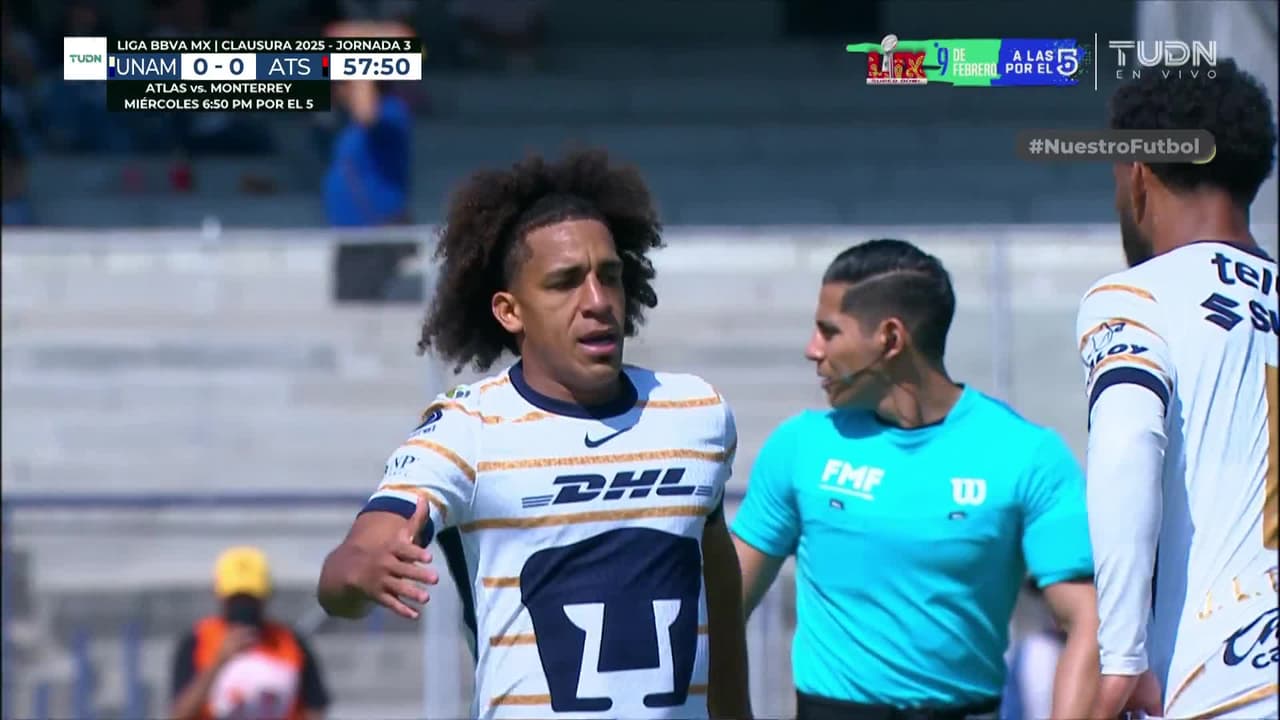 ¡‘Coco’ Carrasquilla debuta con Pumas en la Liga MX!