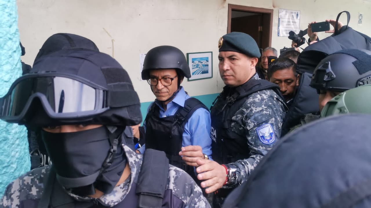 Chrystian Zurita, sustituyó al asesinado candidato Fernando Villavicencio.