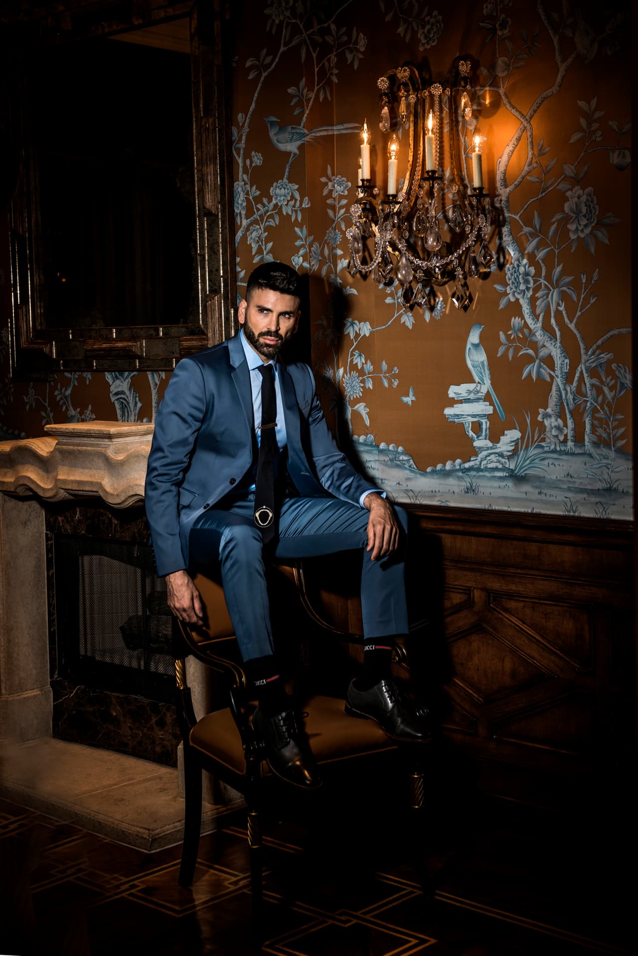 Jomari Goyso. Juez. Nuestra Belleza Latina. Sesión fotográfica jueces y conductores en Las Vegas.