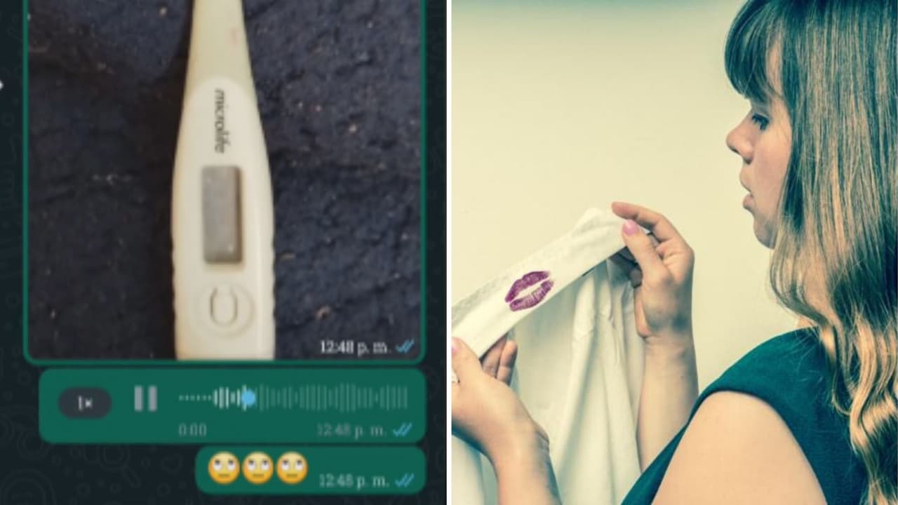 Mujer confunde termómetro con prueba de embarazo y reclama a su esposo por "infiel": así pasó