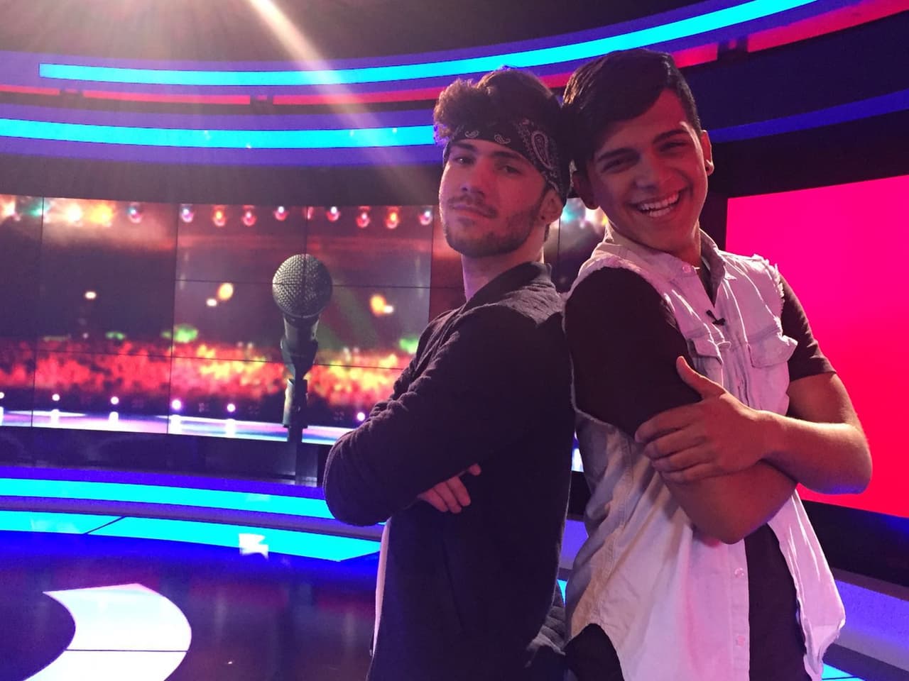 Los primeros en poner el nombre de Puerto Rico en alto fueron
<a href="http://www.univision.com/puerto-rico/wlii/shows/la-banda/los-boricuas-fabyan-y-kevin-llegaron-para-quedarse-en-la-banda-2" target="_blank"> Fabyan Sánchez y kevin Sánchez</a>.