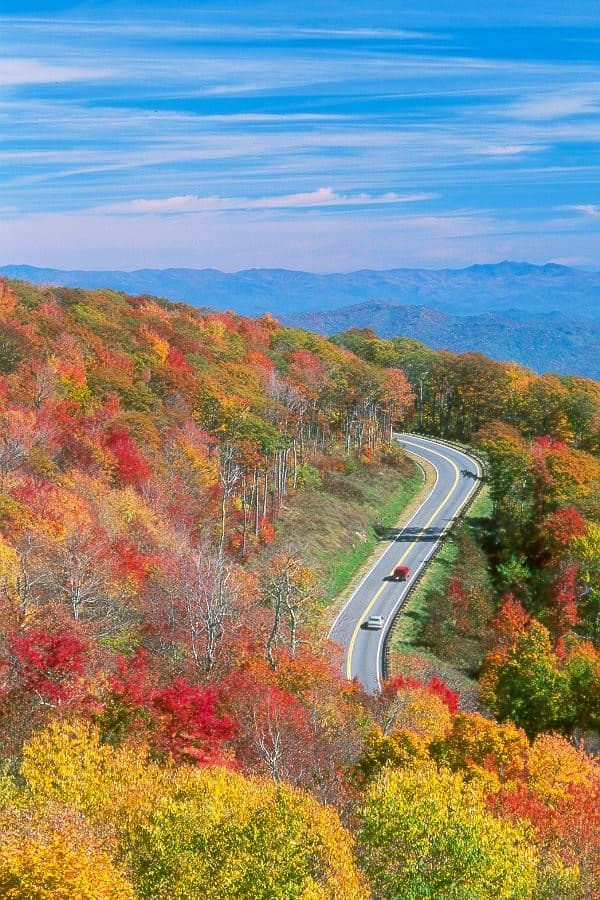 <b>Pisgah National Forest</b>
<br>
<b>Sitio web</b>: 
<a href="https://www.fs.usda.gov/recarea/nfsnc/recarea/?recid=48114">https://www.fs.usda.gov/recarea/nfsnc/recarea/?recid=48114</a> 
<br>
<b><a href="https://maps.app.goo.gl/924ZaHq3BwkpBgxF8">Cómo llegar</a></b>
<br>
<br>Este enorme bosque se extiende por más de 500.000 acres y presenta algunos de los paisajes más sorprendentes de la costa este de Estados Unidos. Algunos lugares excelentes para disfrutar del follaje son Looking Glass Rock, una enorme roca conocida por su cara que refleja la luz del sol, y Cradle of Forestry, un sitio patrimonial de 6,500 acres dedicado a la educación y el manejo forestal.
