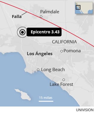 Un sismo de 3.4 grados golpea la zona norte de Los Ángeles