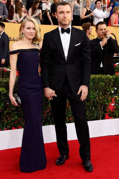 Otra parejita famosa de Hollywood, Naomi Watts y Liev Schreiber.