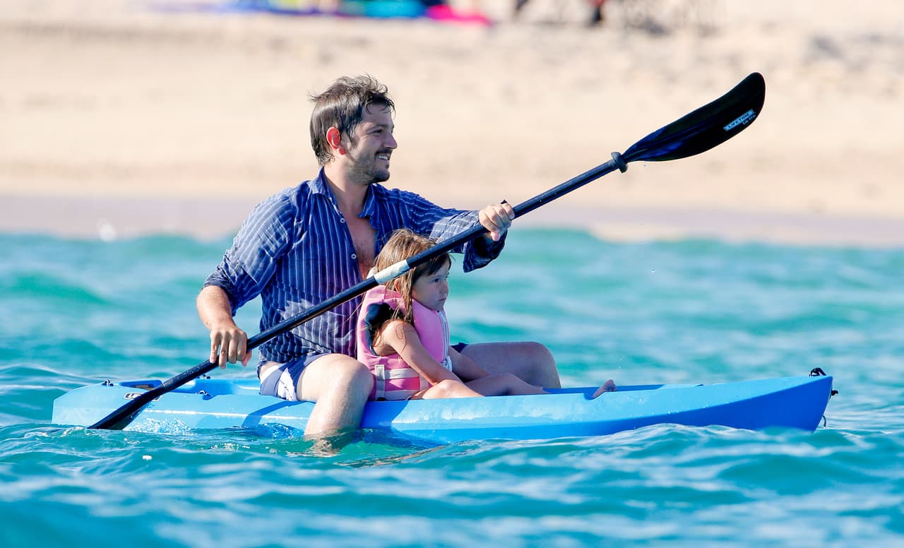 El actor es padre de dos niños, Fiona y Jerónimo Luna.