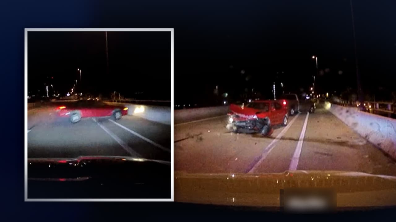 “Recordatorio aterrador para conducir con precaución”: policía capta cuando un carro se desliza y choca en el Condado de Charlotte