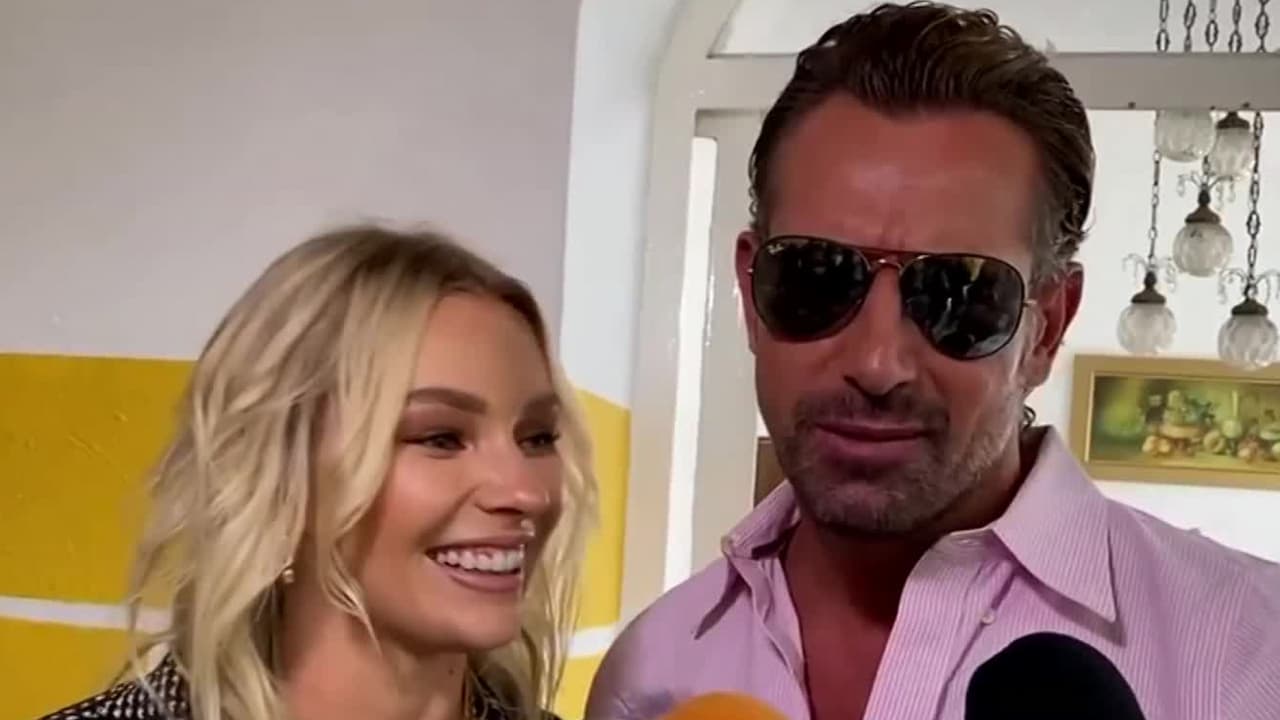 "Es padrísimo": Gabriel Soto al contar que Irina Baeva será su esposa en la telenovela 'Allá te Espero'