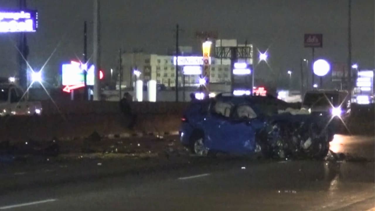 Mueren dos conductores en choque frontal en la autopista I-45 en Houston