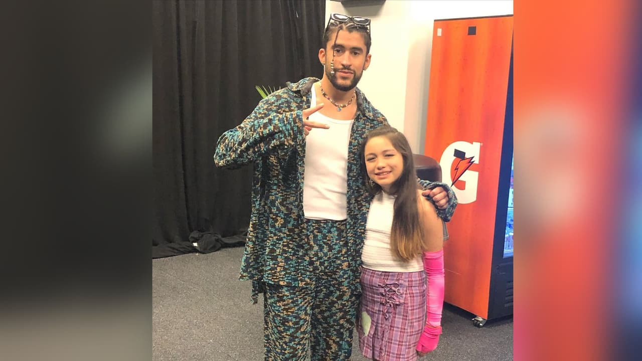 Mayah Zamora, sobreviviente de Uvalde, conoce a Bad Bunny en concierto