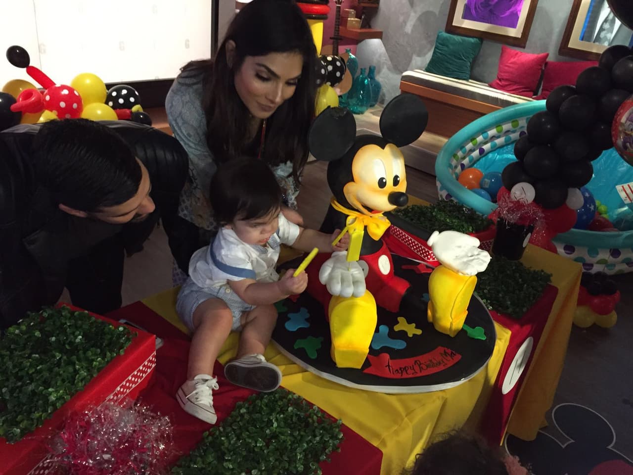 Matteo estaba muy emocionado por esta gran celebración.