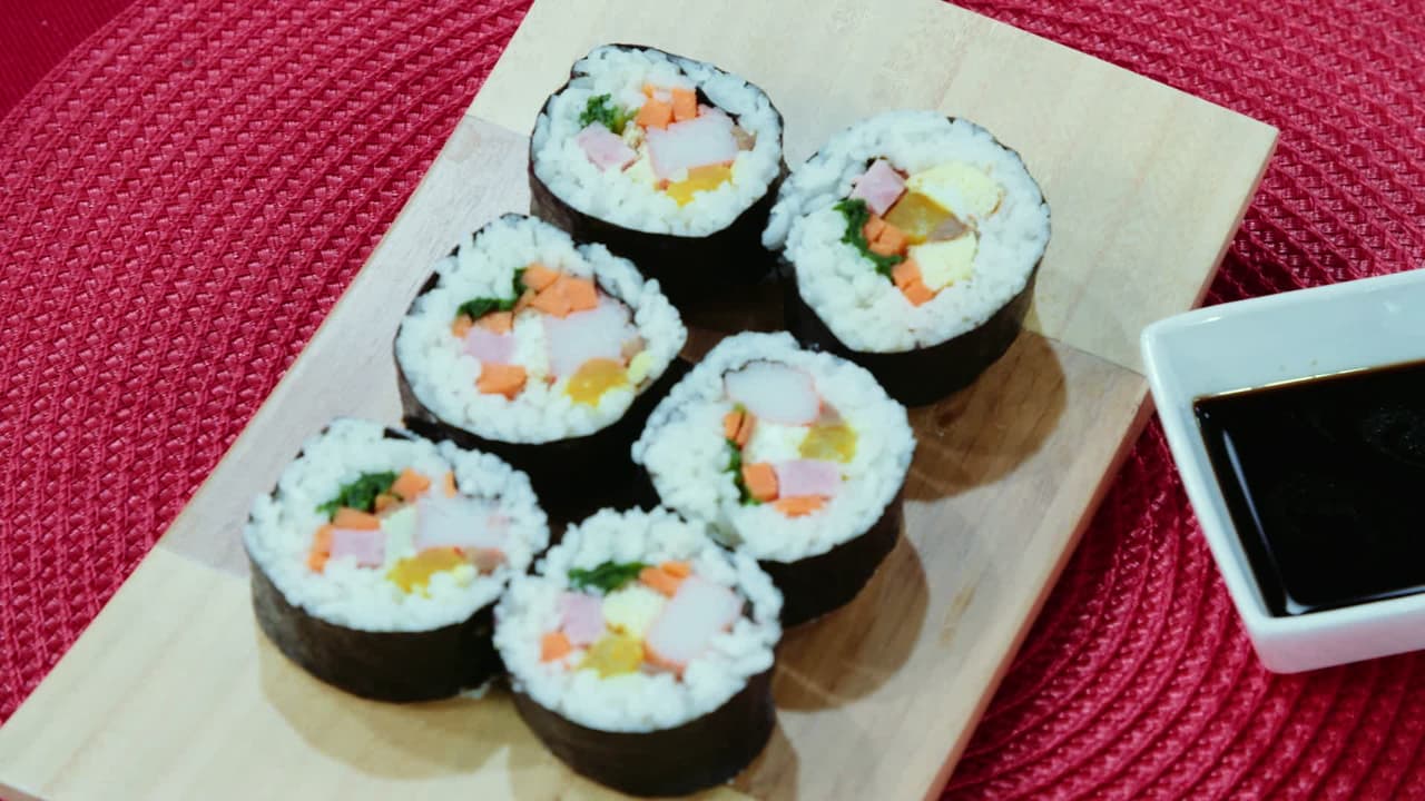  Kimbap, el sushi estilo coreano