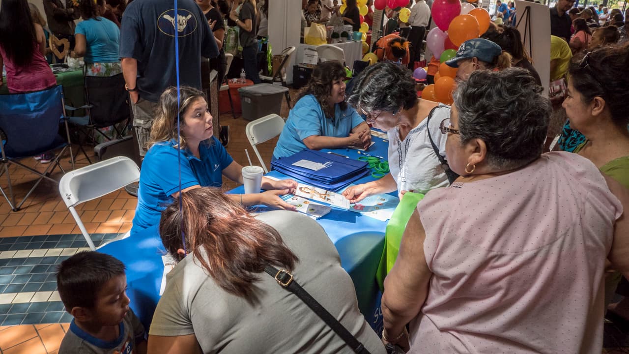 Varias organizaciones y clínicas se unieron para ayudar a la comunidad.