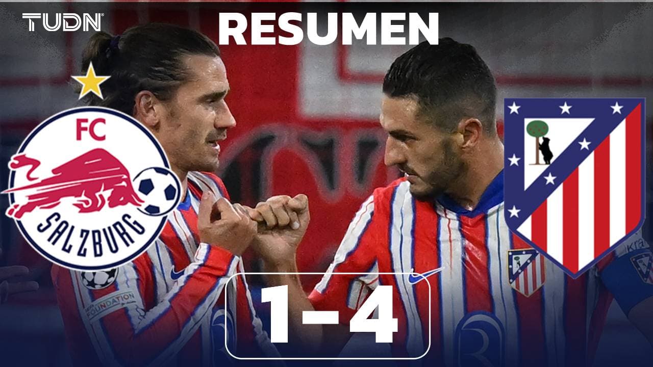 ¡Tienen colchón! Atlético se pasea en Austria en la Champions League