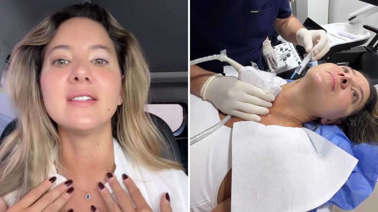 Daniela Álvarez se somete a una biopsia tras aparición de “una bolita” en el cuello