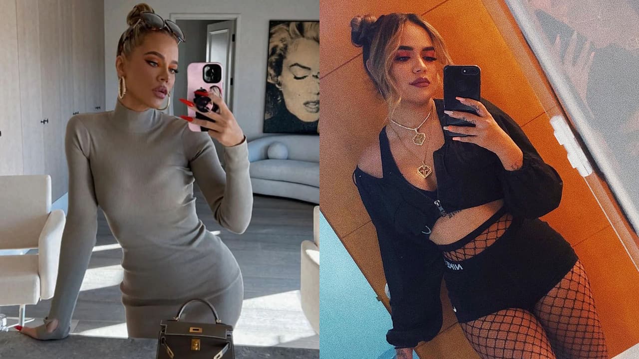 Consideradas como dos de las mujeres más populares y sensuales en redes sociales, la bomba colombiana 
<a href="https://www.univision.com/radio/dallas-kfzo-fm/temas/karol-g">Karol G</a> y la bella socialité estadounidense 
<a href="https://www.univision.com/radio/dallas-kfzo-fm/temas/khloe-kardashian">Khloé Kardashian</a>, tienen muchas cosas en común, pues además de llevar la K al inicio de su nombre, entre ambas hay un gran parecido físico, así como en sus gustos y en la forma que posan para sus ‘selfies’ en Instagram.