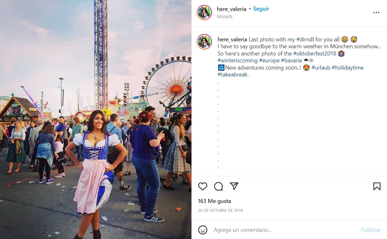 En 2018 viajó a Alemania por motivos de trabajo.