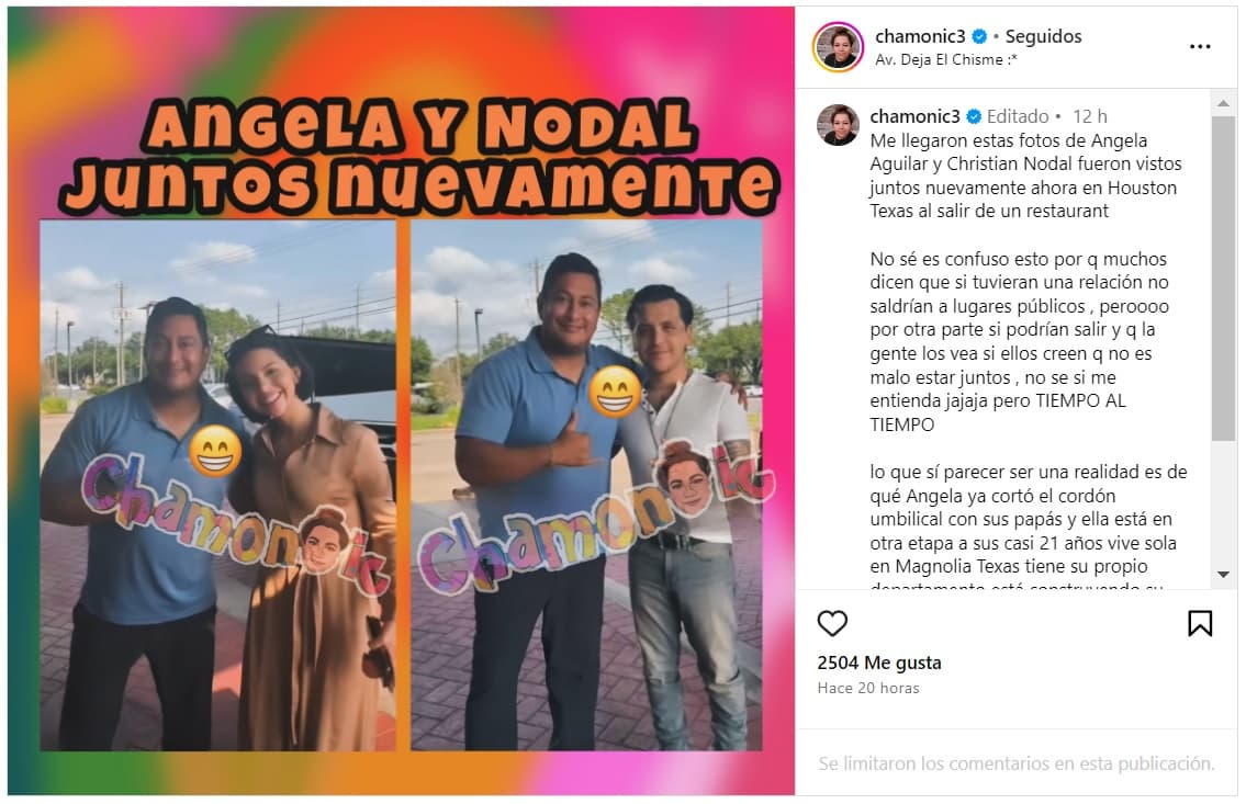 Nodal y Cazzu habrían estado juntos en un restaurante de Houston, Texas, donde se fotografiaron con un admirador.