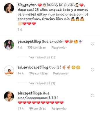 Eduardo (23 años), Paula (21) y Alejandra (19) reaccionaron así.