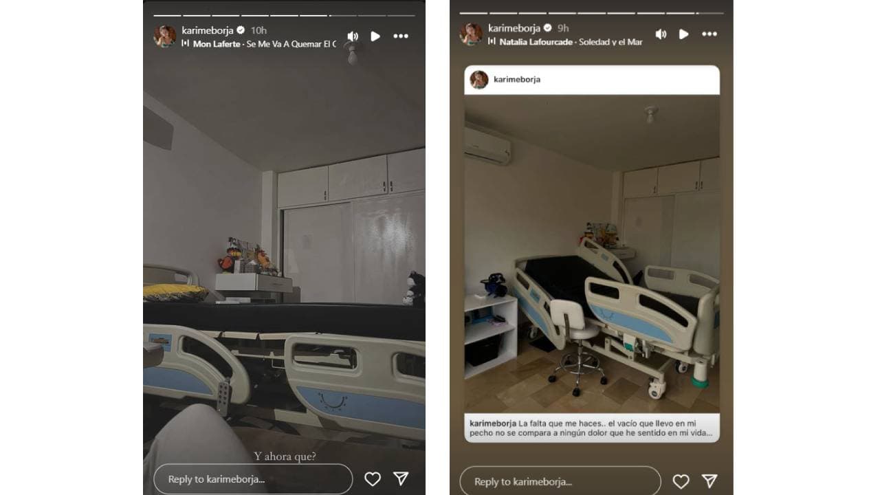 Karime Borja hace desgarradoras publicaciones sobre la ausencia de su hijo Mateo.