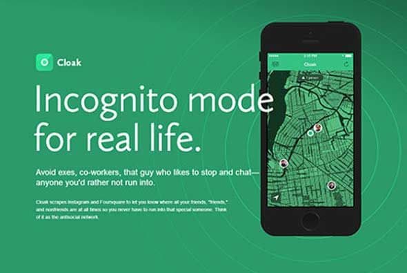 Cloak, la aplicación antisocial que ayuda a evitar a tus amigos