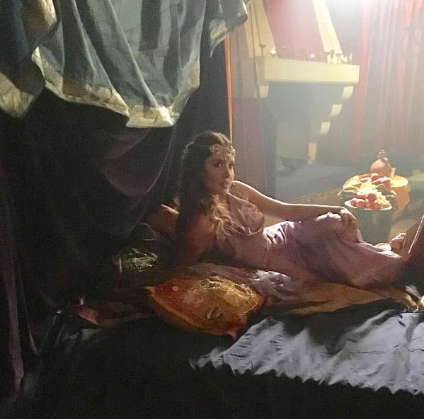 "Les presento a Salomé en @jesusdenazarethlapelicula #jesusdenazareth #jesusdenazarethlapelicula @jesuslapelicula #españa #pelicula#movie #salomé", escribió en Instagram.