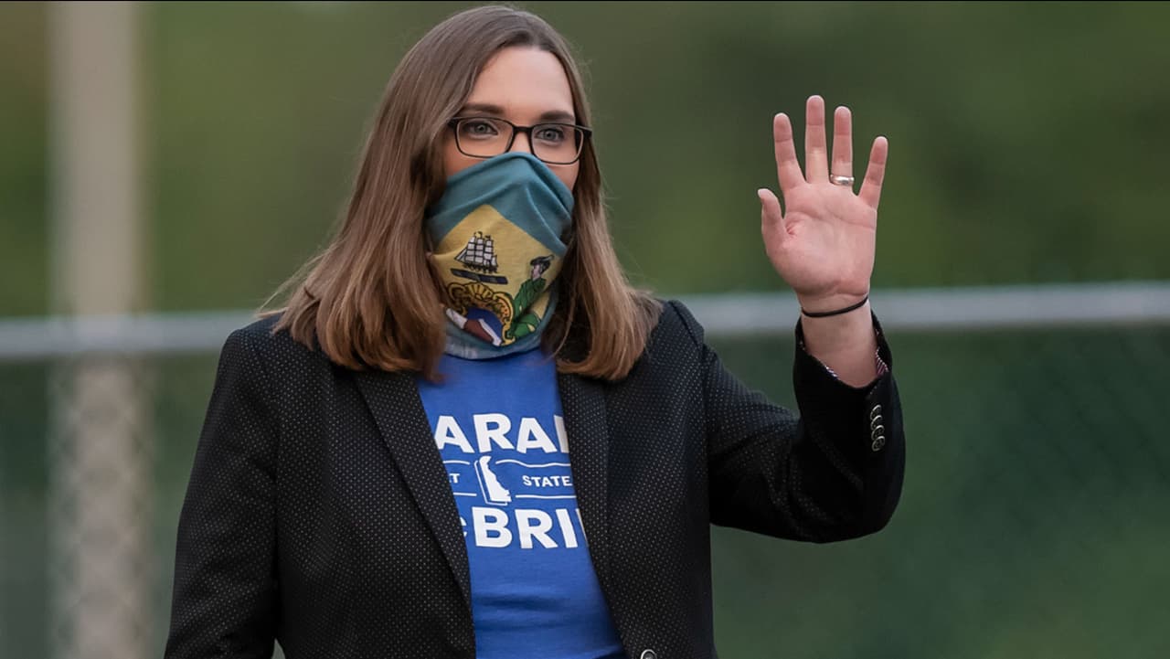 Sarah McBride de Delaware elegida como la primera senadora estatal transgénero del país 