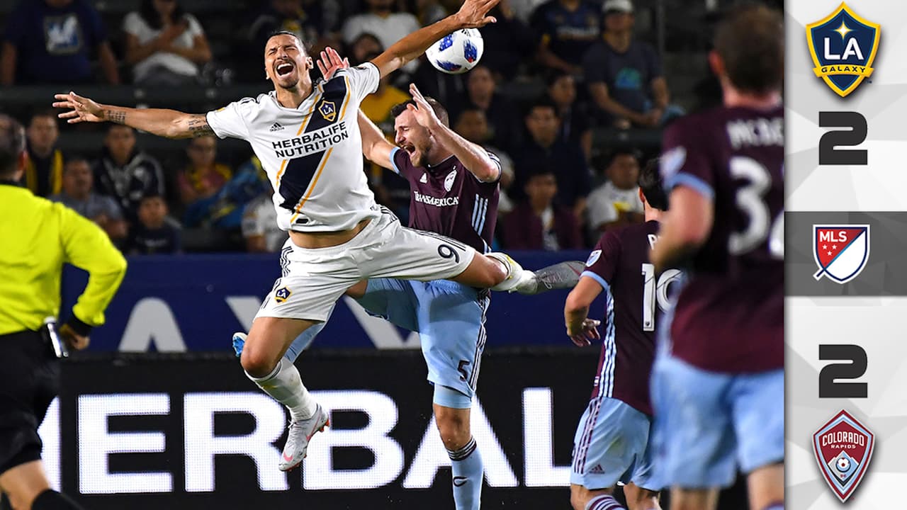 Sin gol número 500 para 'Ibra' y sin victoria en casa, LA Galaxy se resignó a empatar 2-2 ante Colorado