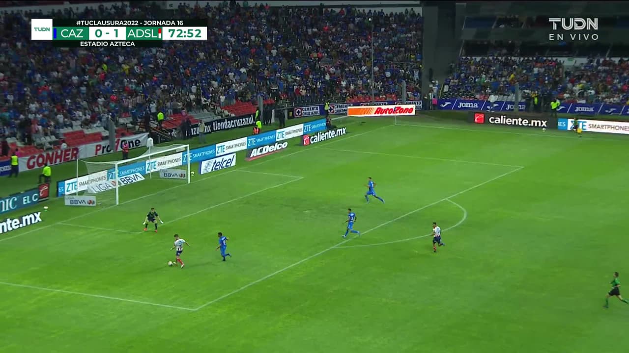 ¡TIRO ATAJADO! disparo por Facundo Waller.